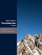 Two Andean Airs Concert Band sheet music cover